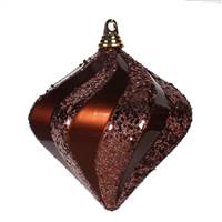 8'' Chocolate Candy Glit Swirl Diamond