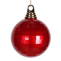 4'' Red Candy Mirror Ball 1/Bag