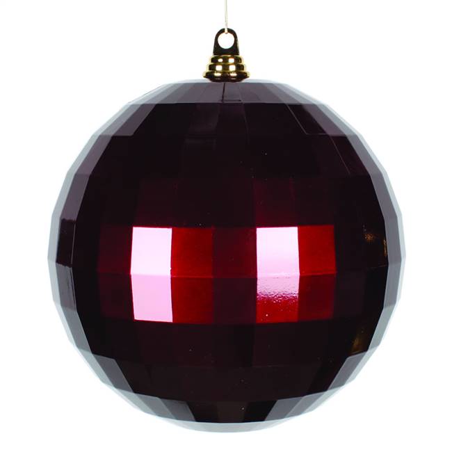 10'' Burgundy Candy Mirror Ball 1/Bag