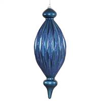 12" Blue Candy Glitter Diamond Finial