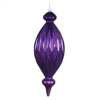 12" Purple  Candy Glitter Diamond Finial