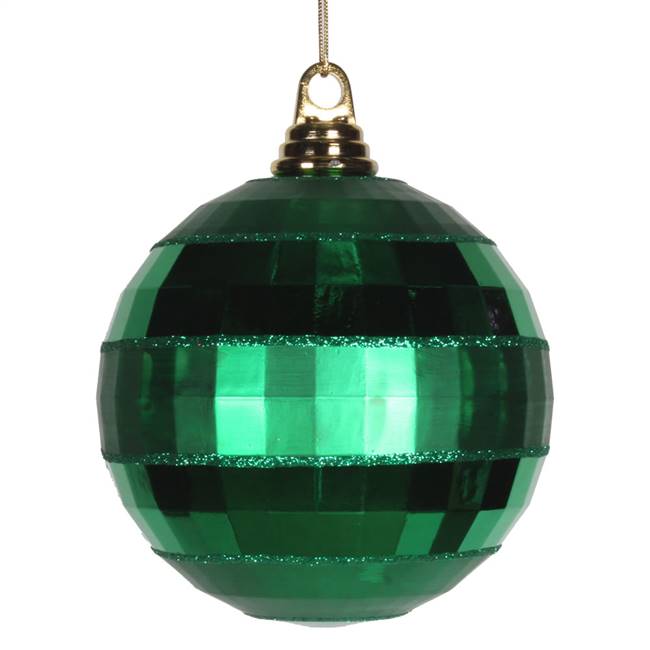 5.5" Green Shiny-Matte Mirror Ball
