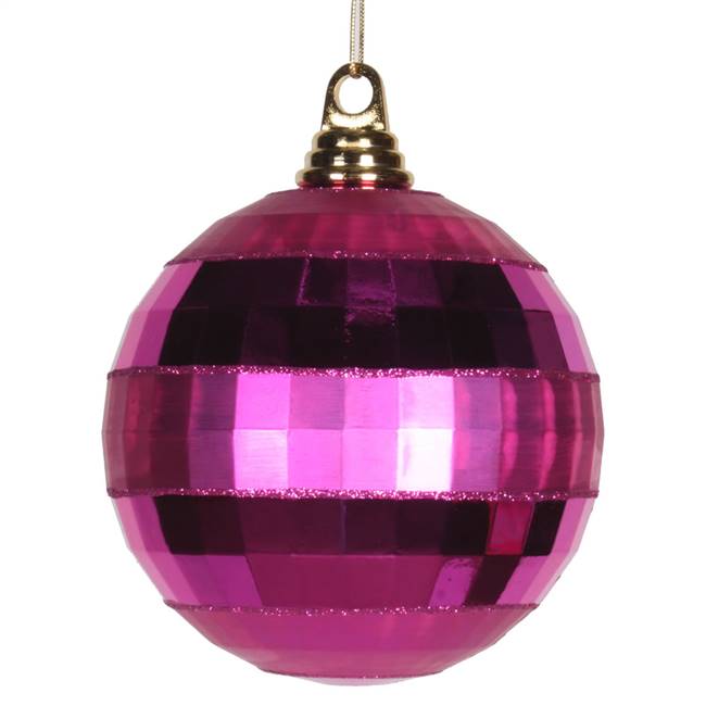 5.5" Cerise Shiny-Matte Mirror Ball