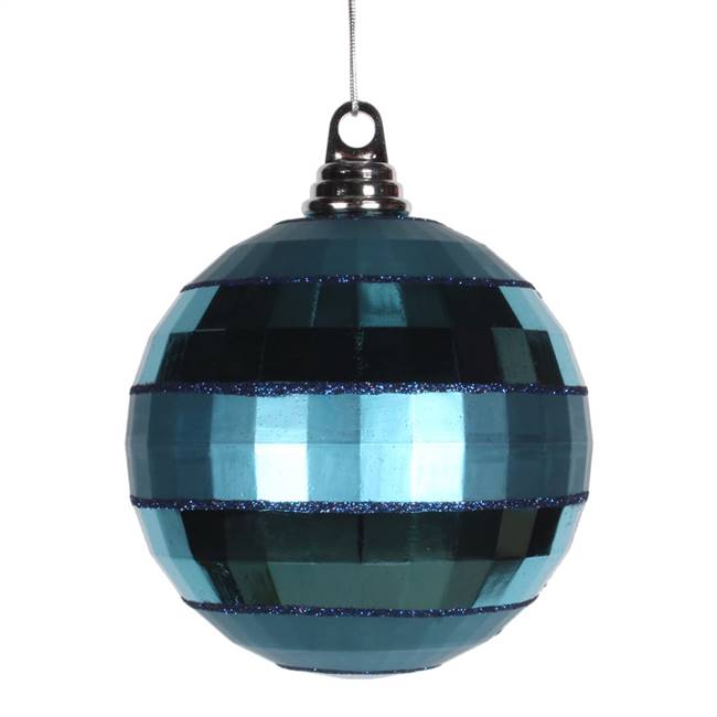 5.5" Sea Blue Shiny-Matte Mirror Ball