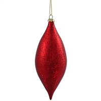 7" Red Shiny Mercury Drop 4/Box
