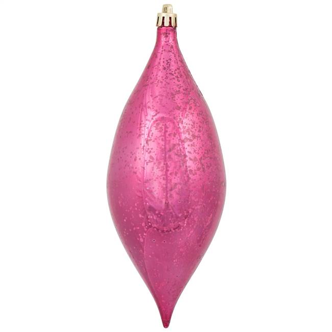 7" Wine Shiny Mercury Drop 4/Box