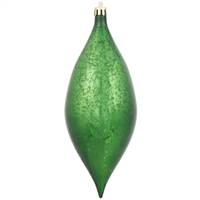 7" Emerald Shiny Mercury Drop 4/Box