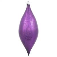 7" Plum Shiny Mercury Drop 4/Box