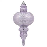 7" Lavender Shiny Mercury Finial 3/Box