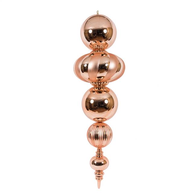 54" Sand Gold Shiny Matte Finial