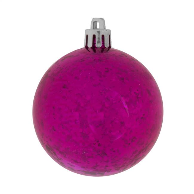 4"  Magenta Shiny Mercury Ball 6/bag