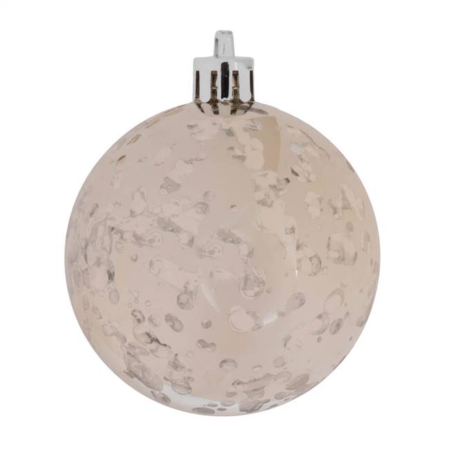 4"  Champagne Shiny Mercury Ball 6/bag