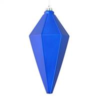 7" Blue Matte Lantern Ornament 4/Bag