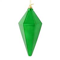 7" Green Shiny Lantern Ornament 4/Bag
