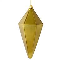 7" Olive Shiny Lantern Ornament 4/Bag