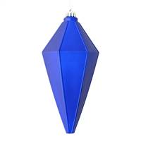 7" Cobalt Blue Matte Lantern Ornmnt 4/Ba