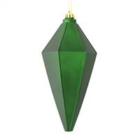 7" Emerald Matte Lantern Ornament 4/Bag