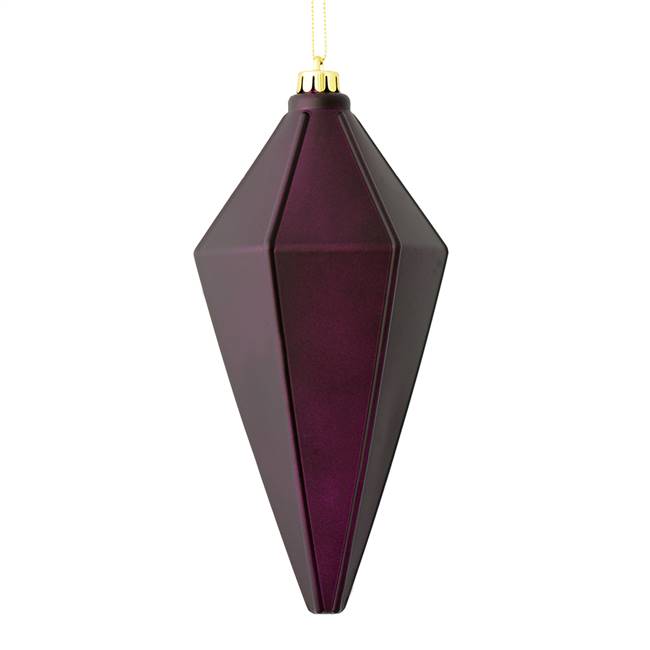 7" Lilac Matte Lantern Ornament 4/Bag