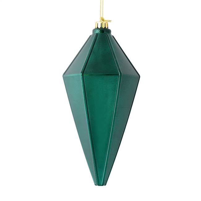 7" Sea Blue Shiny Lantern Ornament 4/Bag