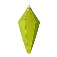 7" Lime Matte Lantern Ornament 4/Bag