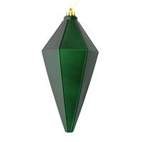 7" Midnt Green Matte Lantern Ornmnt 4/Ba