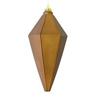 7" Mocha Matte Lantern Ornament 4/Bag