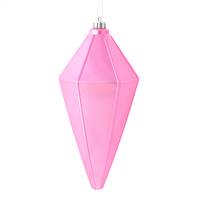 7" Pink Shiny Lantern Ornament 4/Bag