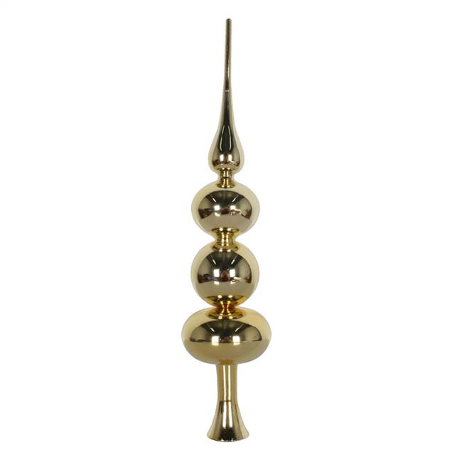 19" Gold Shiny Finial Tree Top