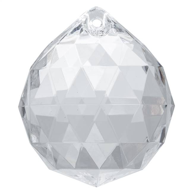 1" Clear Acrylic Ball Ornament 24/Bx