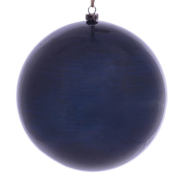 6" Midnight Blue Wood Grain Ball 3/Bag