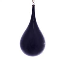 4" Midnt Blue Wood Grain Teardrop 2/Bg