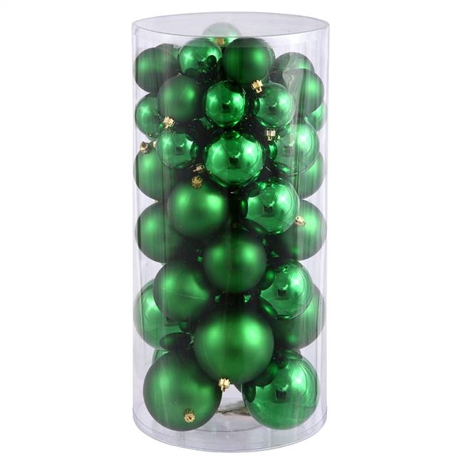 1.5"-2" Green Balls Shiny/Matte 50/Box