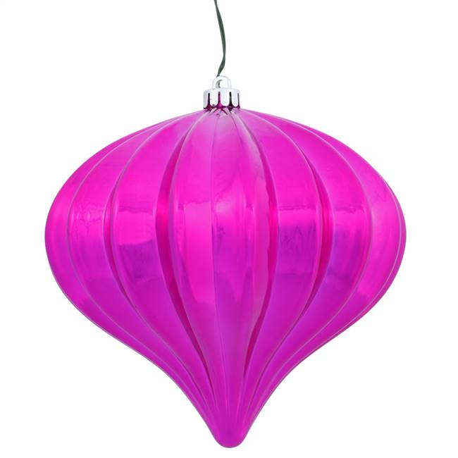 5.7" Orchid Shiny Onion UV Drilled 3/Bag
