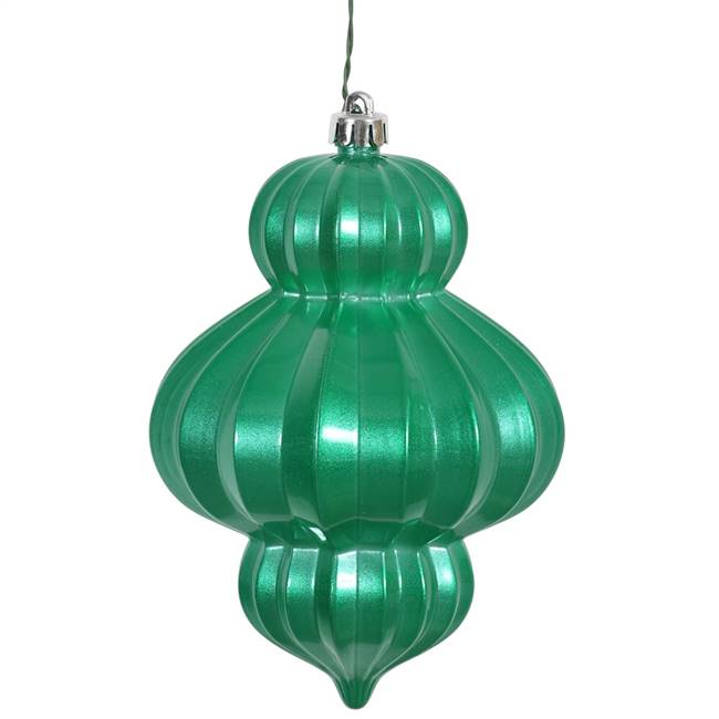 6" Seafoam Candy Lantern UV Drilled 3Bg