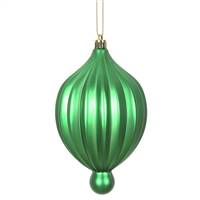6.3" x 3.5" Green Matte Lantern 4/Bg
