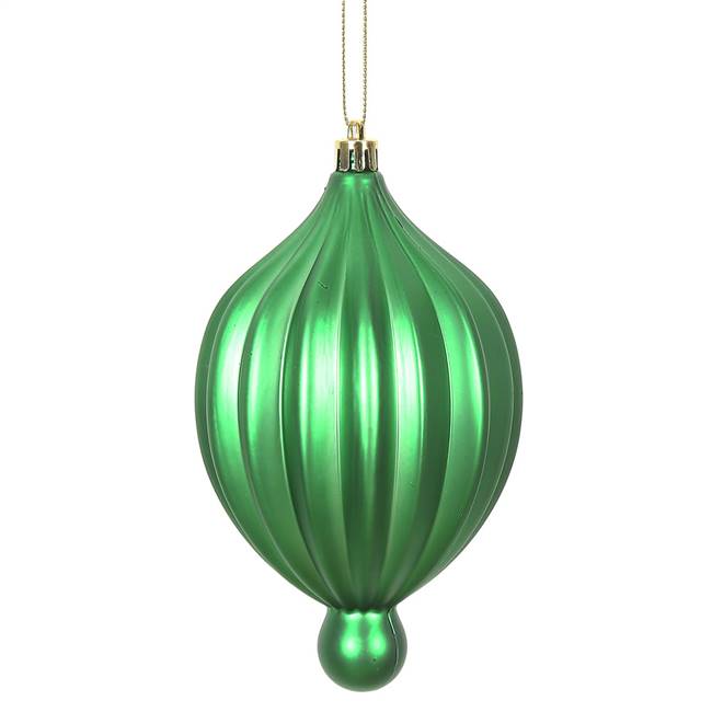 6.3" x 3.5" Green Matte Lantern 4/Bg