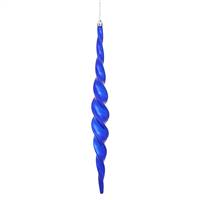 14.6" CobaltBlue Shiny Spiral Icicle 2Bx