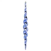 14.6" Periwinkle Spiral Icicle 2/Bx