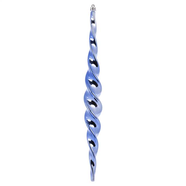 14.6" Periwinkle Spiral Icicle 2/Bx