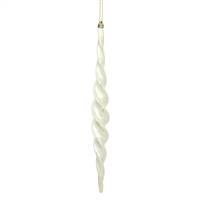 14.6" Champagne Shiny Spiral Icicle 2/Bx
