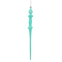 15.7" Teal Shiny Icicle 3/Bx