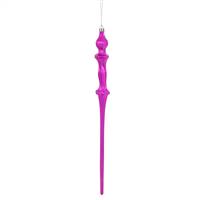 15.7" Fuchsia Shiny Icicle 3/Bx