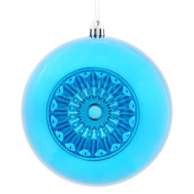 4.75" Blue Shiny Star Brite Ball 4/Bg