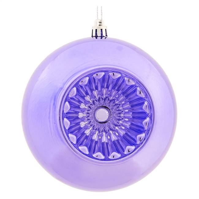 4.75" Lavender Shiny StarBrite Ball 4/Bg