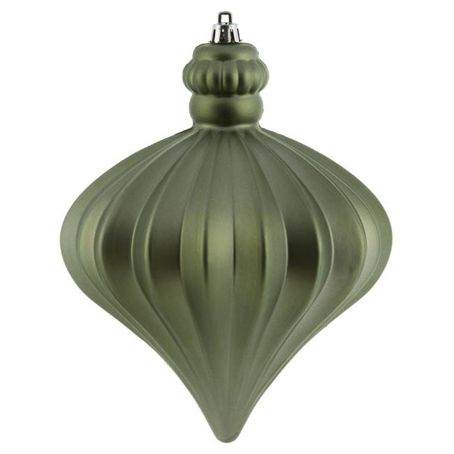 6" Wrought Iron Matte Onion Drop 4/Bg