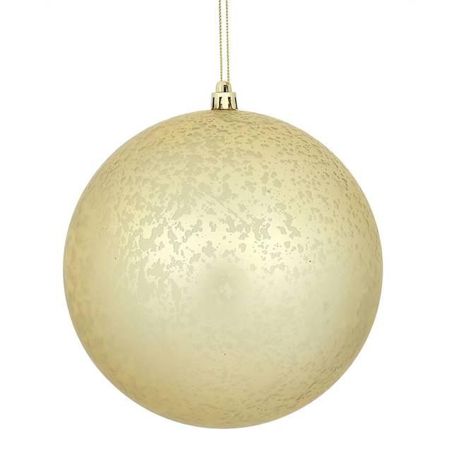 4" Champagne Matte Mercury Ball 6/Bg