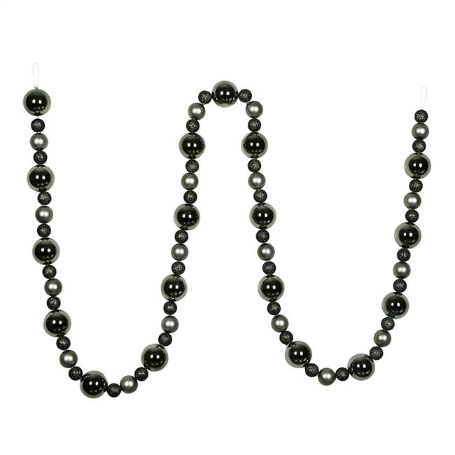 9' Wrought Iron Assorted Ball Garland