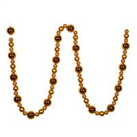 9' Antique Gold Assorted Ball Garland