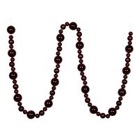 9' Burgundy Assorted Ball Garland