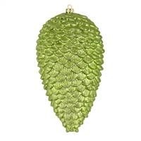 7" Celadon Matte Glitter Pinecone 4/Bag